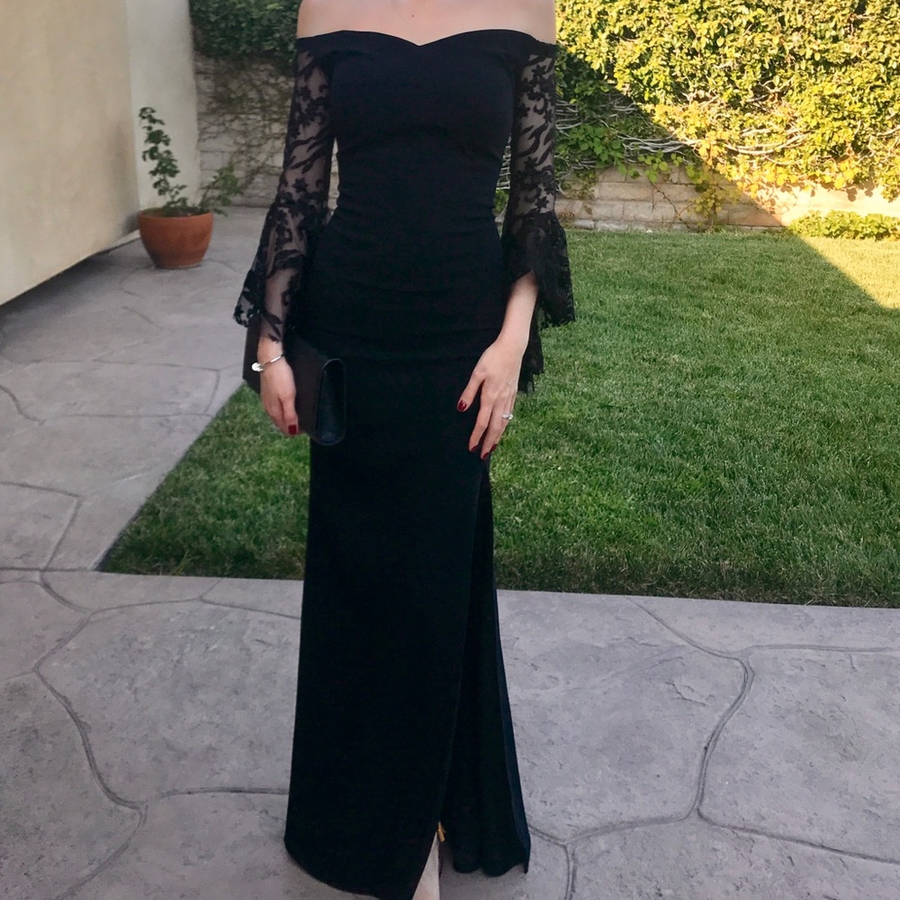 Black formal dress